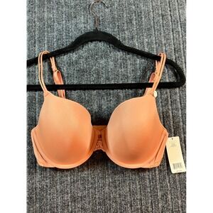 HONEYDEW INTIMATES Willow Demi Bra Women 34DD French Toast Peach Lace 30074 NWT